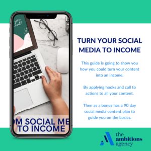 Turn your social media to income